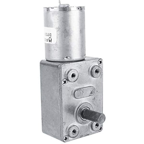 DC 12V Hoge Koppel Omkeerbare Turbine Gear Motor - Volledig Metaal - 6RPM