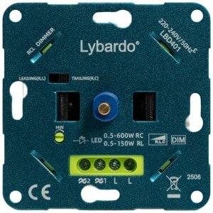 Lybardo - LED Dimmer - 0.5-600W - Universeel - Inbouw