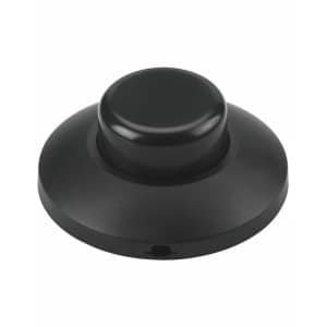 Rotary Foot Dimmer Trailing Edge LED 0-75W Black