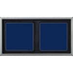 Jung Aluminium/Staal/Chroom Afdekraam Schakelmateriaal - ES2982 - E28CM