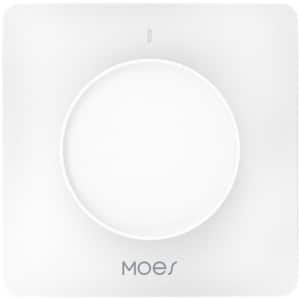 Moes draaiknop dimmer schakelaar | Wifi | Tuya en Smart Life | max 220W Led | inbouw | nul-draad nodig | rotary