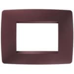 Afdekraam 3-Zits Robijnrood voor Schakelmateriaal