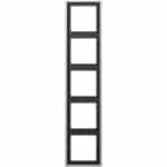 Jung Aluminium/Staal/Chroom Afdekraam Schakelmateriaal - AL2985 - E2GM6