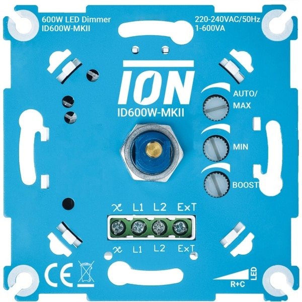 LED dimmer universeel 600W | Fase af / aan snijding | Pro serie