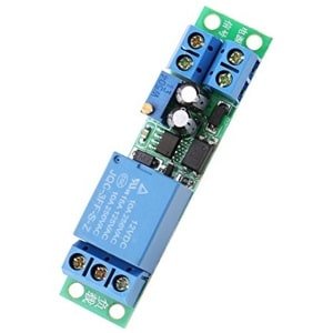 12V Timer Switch Module - Instelbare Vertraging 0-25 Seconden - Met Optokoppelaar