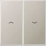 Jung Aluminium/Goudstaal/Chroom Bedieningselement/Centrale Plaat Schakelmateriaal - ES2995P - E28CG