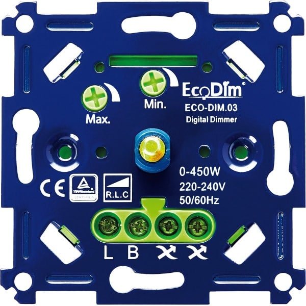 LED Dimmer 0-500 Watt - Fase aan en afsnijding - Universeel