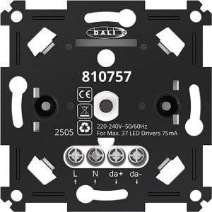 LED Dimmer - 0.5-200W - Fase Afsnijding - Dali - Universele LED Dimmer - Led Dimmer Inbouw - Dimmer Schakelaar - Led dimmers - Leddimmer - Dimmers