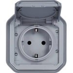 Legrand 069730L Compleet Spatwaterdicht schakelmateriaal Plexo Grijs 1 stuk(s)