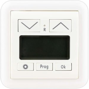 Witte Afdekking voor Timer - Vario Schakelmateriaal - Modulair en Stijlvol