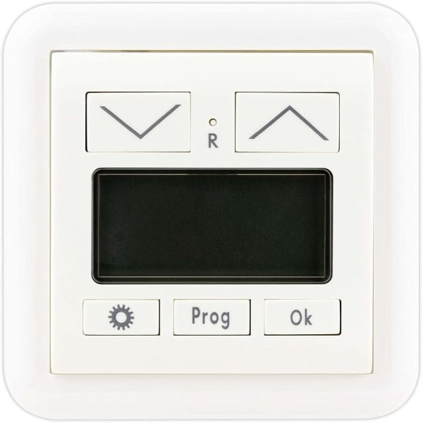 Witte Afdekking voor Timer - Vario Schakelmateriaal - Modulair en Stijlvol