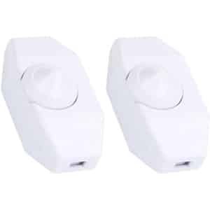 2 x Dimmer voor LEDlampen 1-60 W - 230 V LED-dimmer schakelaar