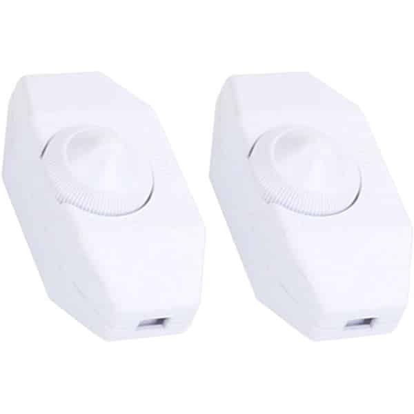 2 x Dimmer voor LEDlampen 1-60 W - 230 V LED-dimmer schakelaar