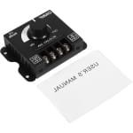 30A LED Switch Dimmer PWM Controller Metal Dimmable LED Dimmer Manual Control for Strip Light Single color 3.3x2.6x0.8inch - Dimmer Controller for LED Strip Light .
