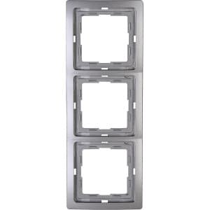 Afdekframe 3-voudig platina voor schakelmateriaal