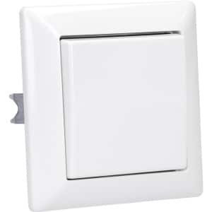 Compleet schakelmateriaal Set Enkelpolig Inbouw Wit Glans