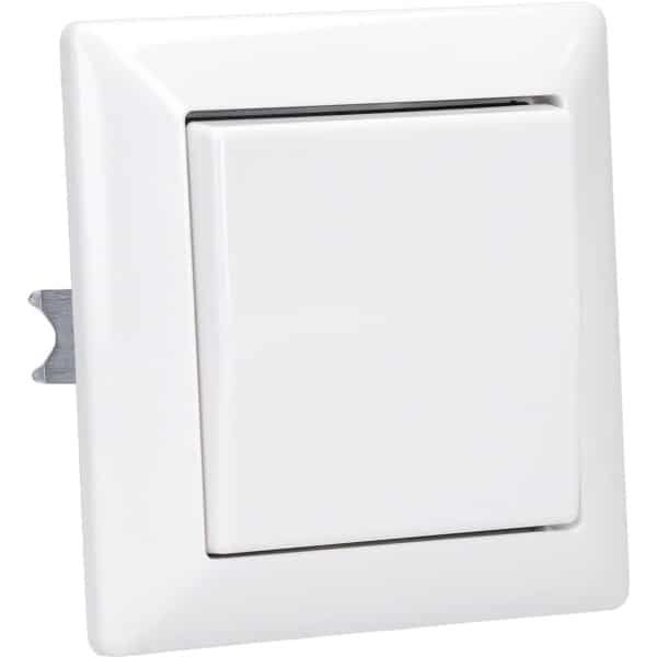 Compleet schakelmateriaal Set Enkelpolig Inbouw Wit Glans