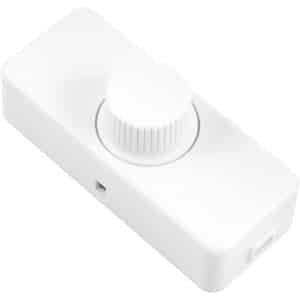 Dimmer - Led Dimmer - Draaiknop Regelbaar Licht 3-100W - 1 Stuks - Voor LED Lampen Wit
