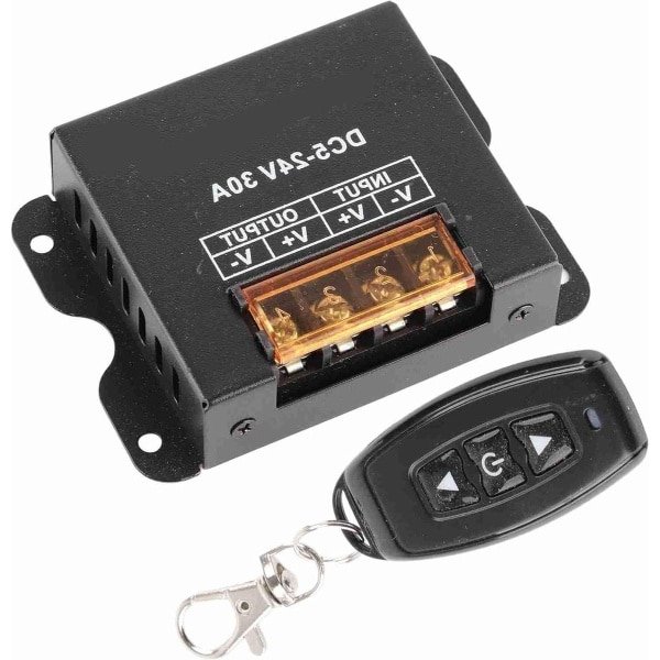 Dimmercontroller voor LED-verlichting met Draadloze RF Afstandsbediening - Monochroom Licht - Dimmer 3 Toetsen - Eenkleurige Stripverlichting .