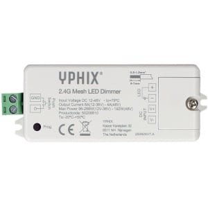 LED dimmer module 2.4G - 12V-48V | draadloze LED strip dimmer - Max 8A