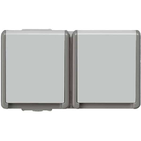 Siemens 5UB4725 Wandcontactdoos met randaarde Delta Grijs Schakelmateriaal 1 stuk(s)