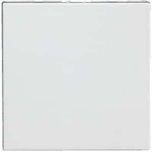 Tweemodulair Afdekplaat voor Schakelmateriaal Wit