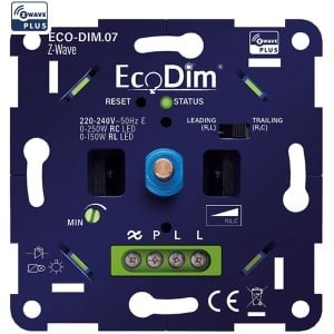 Z-Wave Smart LED Dimmer Inbouw 0-250 Watt - Fase afsnijding