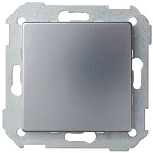 Aluminium Blindplaat voor Schakelmateriaal - Afdekplaat Zonder Opening