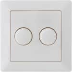 LCB - LED Dimmer DUO afdekraam / afdekplaat Klassiek - 84x84mm