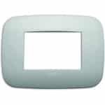 Ronde Inbouwdoos 3 Modules Zilver voor Schakelmateriaal