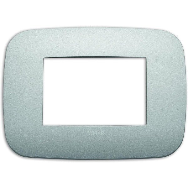 Ronde Inbouwdoos 3 Modules Zilver voor Schakelmateriaal