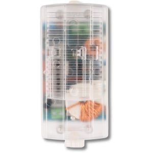 12V halogeen vloerdimmer met transformator 20-60W transparant voor halogeenverlichting | Tradim 11070