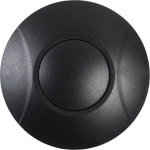 230V universele vloerdimmer rond 1-100W zwart voor dimbare led, halogeen en gloeilampen | Tradim 64312