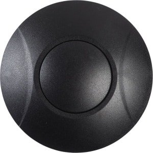 230V universele vloerdimmer rond 1-100W zwart voor dimbare led, halogeen en gloeilampen | Tradim 64312