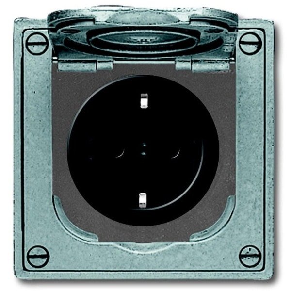 ABB Busch-Jaeger All-weather IP44 Wandcontactdoos (schakelmateriaal) ABB Busch-Jaeger All-weather IP44 Wandcontactdoos (schakelmateriaal)