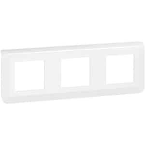 Afdekplaat Horizontaal - Wieldop Schakelmateriaal - Modules Afdekken - Voor 3x2 Modules - 224 mm Breed - Wit