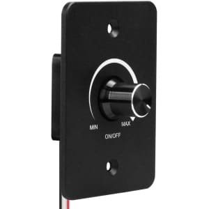 By shayne - 12V Dimmer Schakelaar - Dimmer - Flikkervrij en Ruisvrij - Aluminium - Draaiknop Bediening - Geschikt voor Camper, Auto, Boot en Vrac...