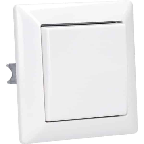 Compleet schakelmateriaal Set Enkelpolig Inbouw Wit Glans Compleet schakelmateriaal Set Enkelpolig Inbouw Wit Glans