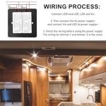 DC12V-24V LED-dimmer: dubbele RV-dimmer 120W 5A PWM 2-weg draaischakelaar voor camper/camper/boot/vrachtwagen LED-strips caravan