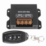 Dailygoody - LED Dimmer Controller - Draadloze Remote - Geschikt voor LED Spotlights en Strip Lights - 12-24V 30A - Ideaal voor verlichting - Eenvoudi