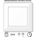 Freelux LED Dimmer | Astro-schakelklok met app | 230VAC - 0-300Watt | 2-polig | Inbouw | Stopcontact | Buitenverlichting | Signaal wit glans
