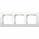 Gira Event Afdekraam 3-voudig - Zuiver Wit Mat / Glans - Horizontaal & Verticaal - Schakelmateriaal - 0213327