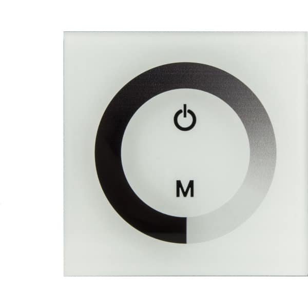Groenovatie LED Touch Dimmer - 12V-24V - 8A - Wit Groenovatie LED Touch Dimmer - 12V-24V - 8A - Wit