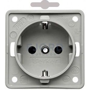 Hager Berker Integro Wandstopcontact (WCD schakelmateriaal) - 941852506 - E2FJK