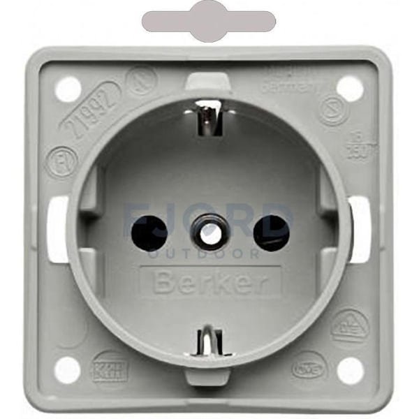 Hager Berker Integro Wandstopcontact (WCD schakelmateriaal) - 941852506 - E2FJK