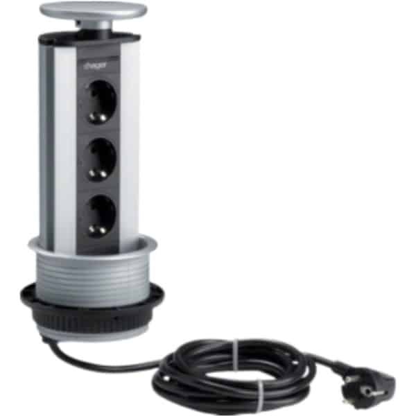 Hager Tehalit Wandcontactdoos (WCD schakelmateriaal) - G7043LAN - E2HFP Hager Tehalit Wandcontactdoos (WCD schakelmateriaal) - G7043LAN - E2HFP