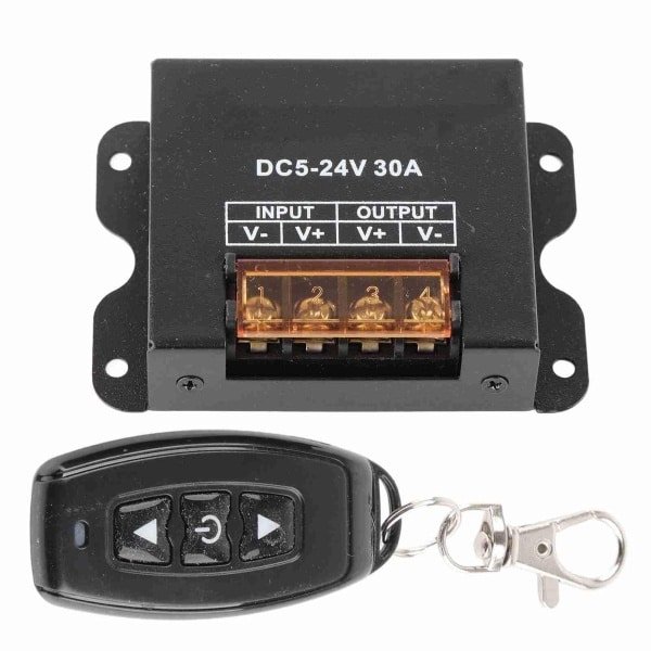 Jhubersproducts - LED Dimmer Controller - Draadloze Remote - Geschikt voor LED Spotlights en Strip Lights - 12-24V 30A - Ideaal voor verlichting - Een Jhubersproducts - LED Dimmer Controller - Draadloze Remote - Geschikt voor LED Spotlights en Strip Lights - 12-24V 30A - Ideaal voor verlichting - Een