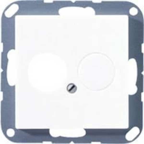 Jung AS500 Insteekplaat Schakelmateriaal - A562WW - E32QM Jung AS500 Insteekplaat Schakelmateriaal - A562WW - E32QM