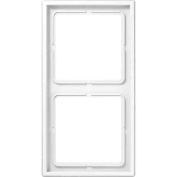 Jung LS990 Afdekraam Schakelmateriaal - LS982WW - E2T62 Jung LS990 Afdekraam Schakelmateriaal - LS982WW - E2T62