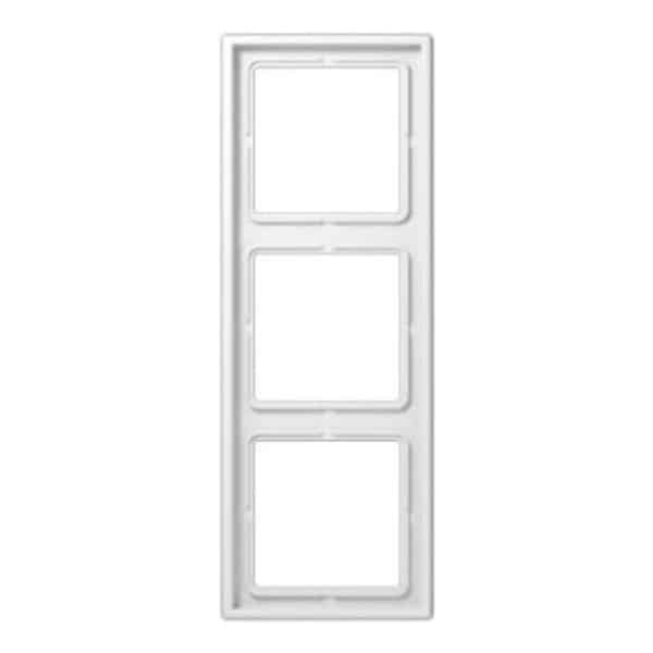Jung LS990 Afdekraam Schakelmateriaal - LS983WW - E2T63 Jung LS990 Afdekraam Schakelmateriaal - LS983WW - E2T63